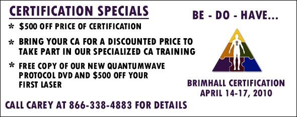 Brimhall Seminars Certification